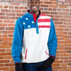 Tipsy Elves Men's Americana Fleece