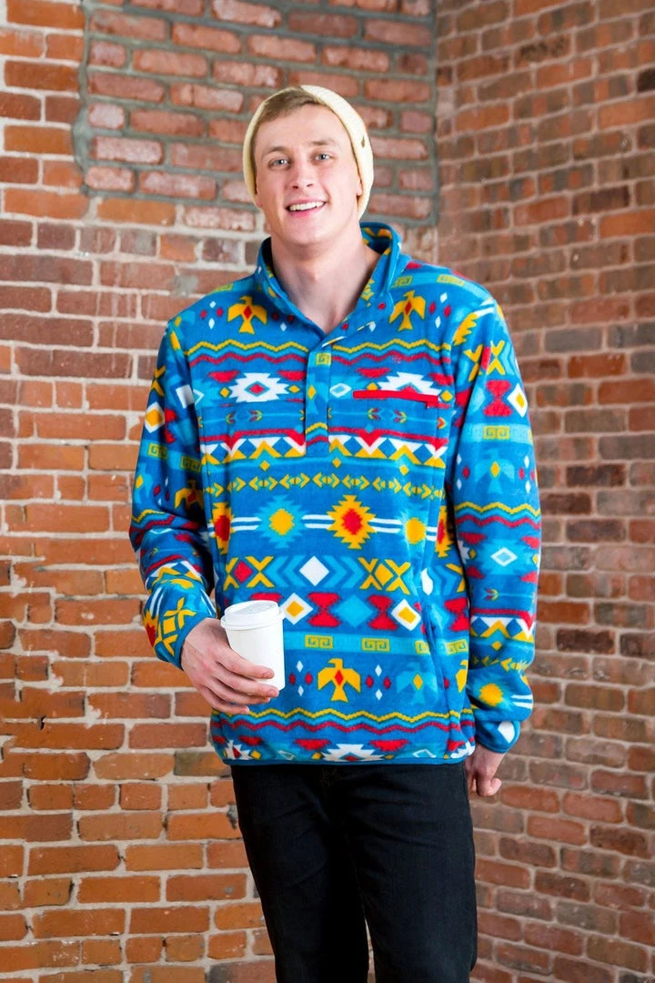 Tipsy Elves Men's Santa Fe Fleece 5 Tipsy Elves Men's Santa Fe Fleece