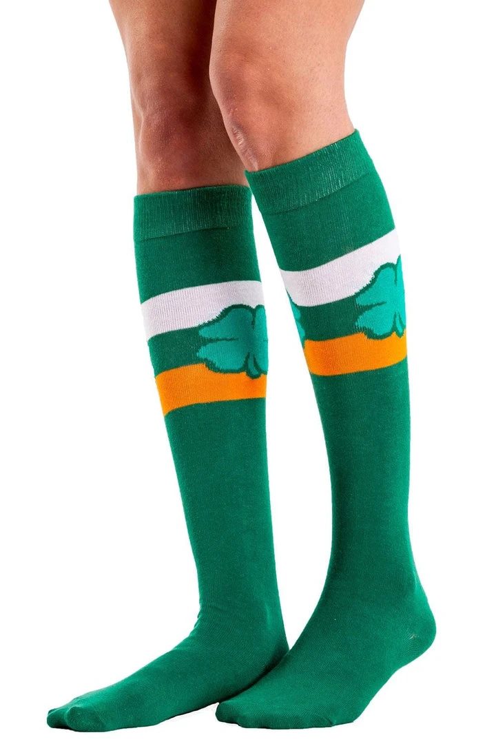 Tipsy Elves Women's Irish Pride Knee High Socks 3 Tipsy Elves Women's Irish Pride Knee High Socks
