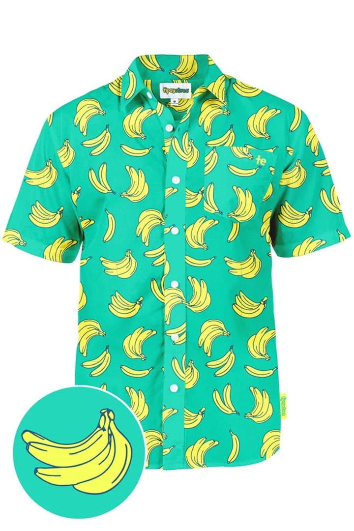 Tipsy Elves Men's Havana Banana Hawaiian Shirt 3 Tipsy Elves Men's Havana Banana Hawaiian Shirt