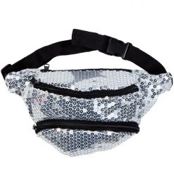 Tipsy Elves Spring Silver Sequin Fanny Pack 9 Tipsy Elves Spring Silver Sequin Fanny Pack