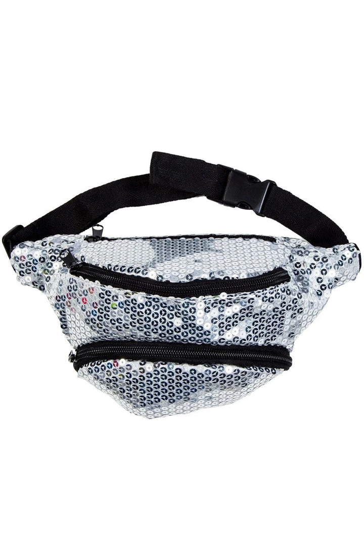 Tipsy Elves Spring Silver Sequin Fanny Pack 6 Tipsy Elves Spring Silver Sequin Fanny Pack