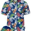 Tipsy Elves Men's Crush Captain Hawaiian Shirt Spring