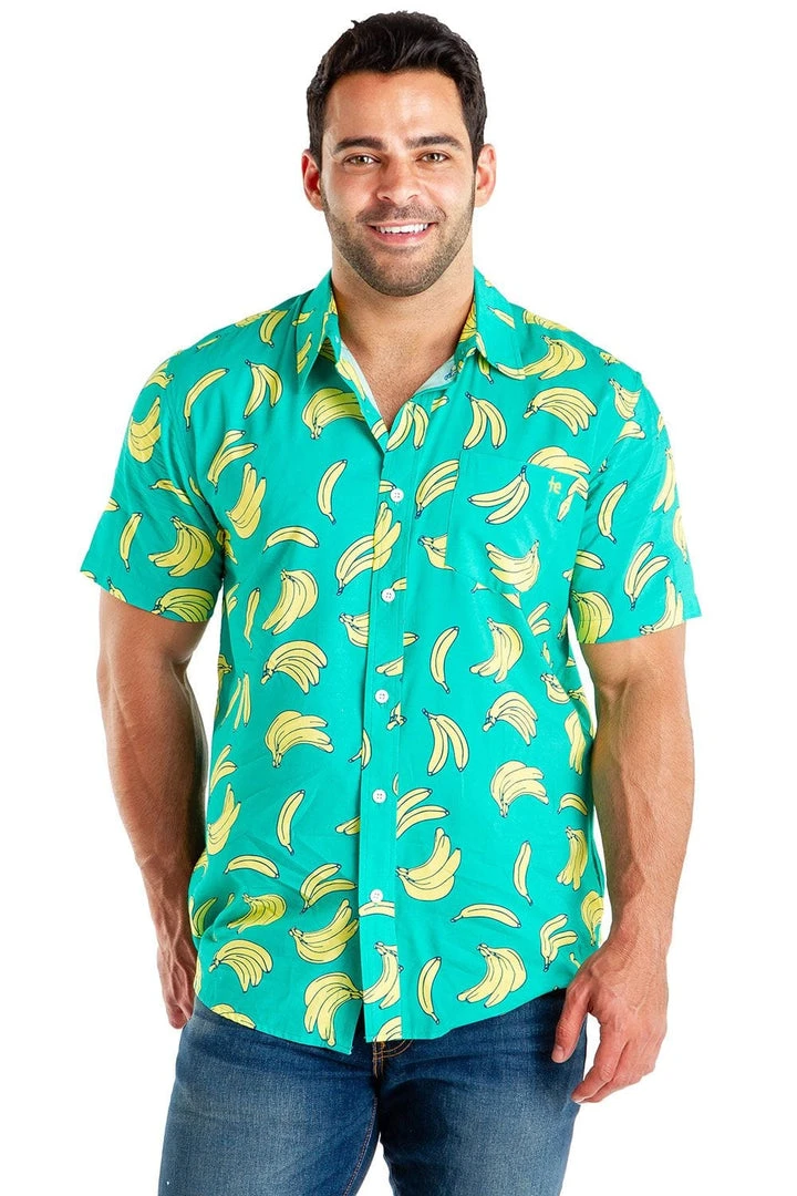 Tipsy Elves Men's Havana Banana Hawaiian Shirt 5 Tipsy Elves Men's Havana Banana Hawaiian Shirt