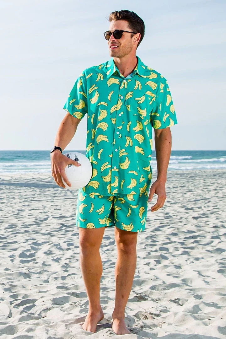 Tipsy Elves Men's Havana Banana Hawaiian Shirt 4 Tipsy Elves Men's Havana Banana Hawaiian Shirt