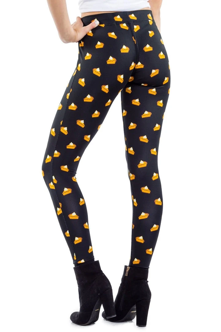 Tipsy Elves Pumpkin Pie Leggings Women 4 Tipsy Elves Pumpkin Pie Leggings Women