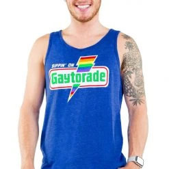 Tipsy Elves Sippin' On Gaytorade Tank Top - Men's Cut 7 Tipsy Elves Sippin' On Gaytorade Tank Top - Men's Cut
