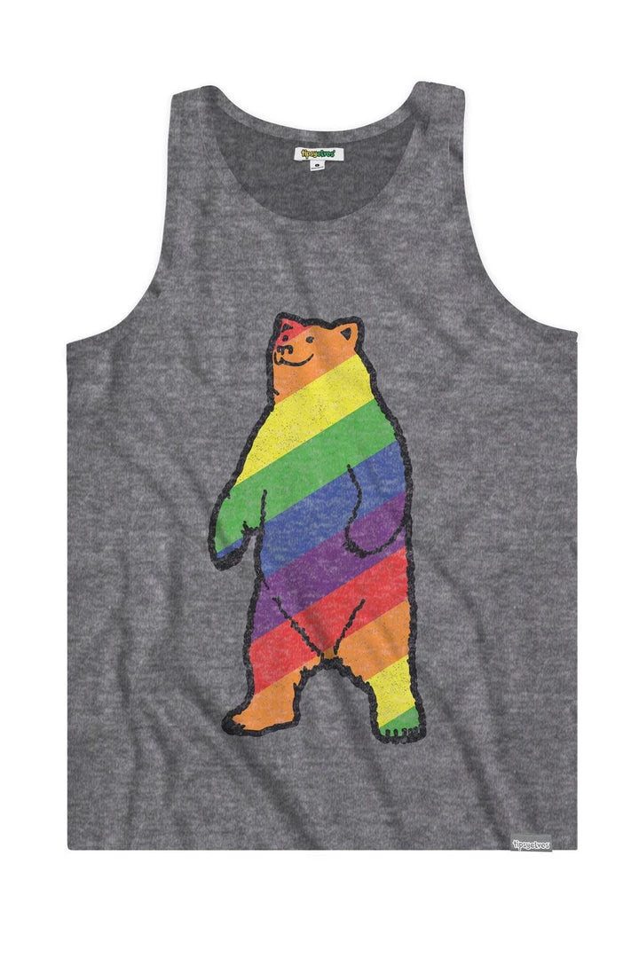 Tipsy Elves Gay Bear Don't Care Tank Top - Men's Cut 3 Tipsy Elves Gay Bear Don't Care Tank Top - Men's Cut
