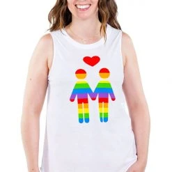 Tipsy Elves Rainbow Love Tank Top - Women's Cut