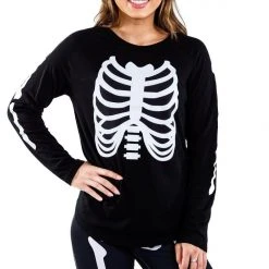 Tipsy Elves Women's Long Sleeve Skeleton Shirt