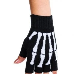 Tipsy Elves Holidays & Occasions Fingerless Skeleton Gloves 7 Tipsy Elves Holidays & Occasions Fingerless Skeleton Gloves