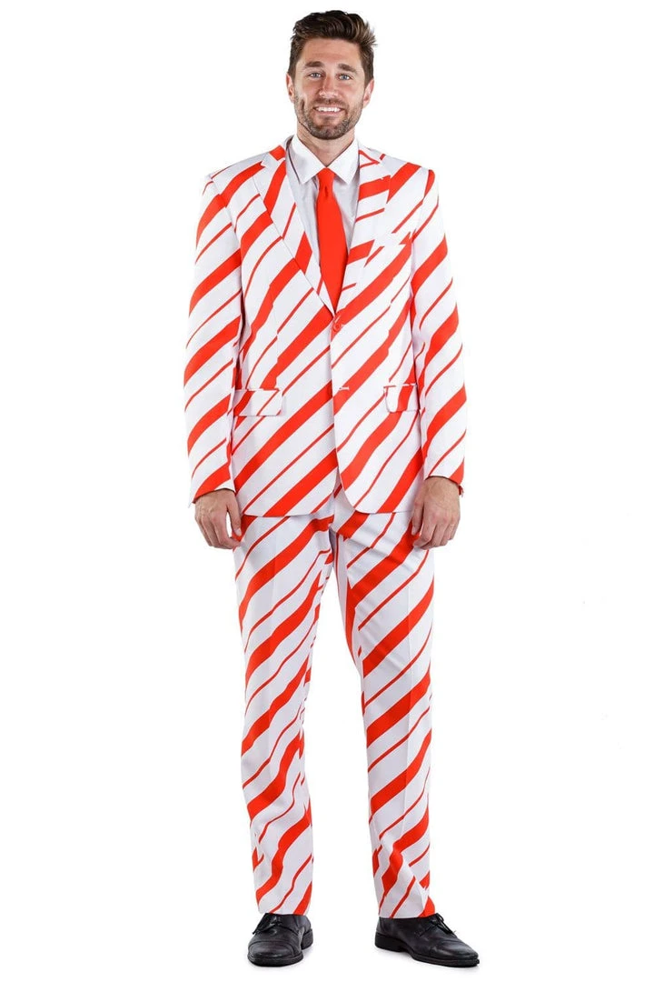 Tipsy Elves Men Candy Cane Crusher Blazer With Tie 4 Tipsy Elves Men Candy Cane Crusher Blazer With Tie