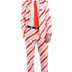 Tipsy Elves Men Candy Cane Crusher Blazer With Tie 10 Tipsy Elves Men Candy Cane Crusher Blazer With Tie