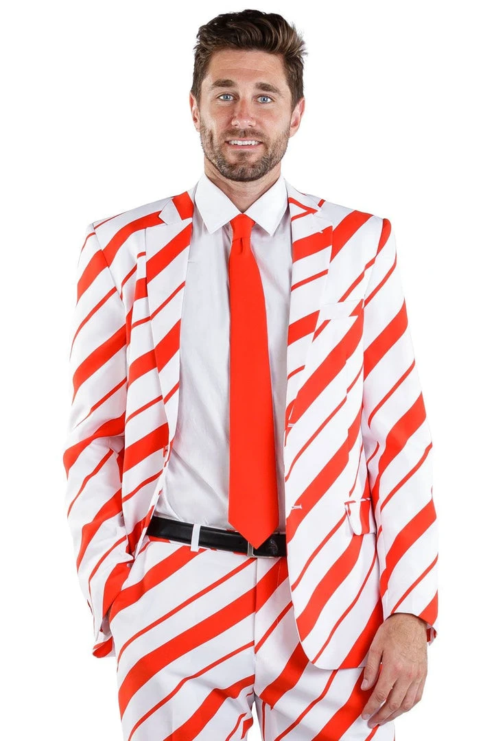 Tipsy Elves Men Candy Cane Crusher Blazer With Tie 6 Tipsy Elves Men Candy Cane Crusher Blazer With Tie
