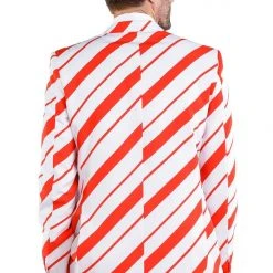 Tipsy Elves Men Candy Cane Crusher Blazer With Tie 13 Tipsy Elves Men Candy Cane Crusher Blazer With Tie