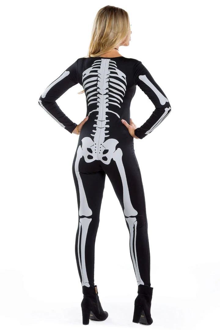 Tipsy Elves Skeleton Bodysuit Costume 5 Tipsy Elves Skeleton Bodysuit Costume