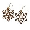 Tipsy Elves Women Gold Snowflake Earrings 2 Tipsy Elves Women Gold Snowflake Earrings