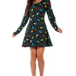 Tipsy Elves Women's Twinkle Lights Dress