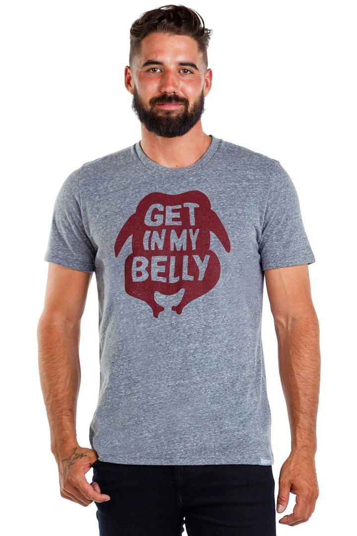 Tipsy Elves Men's Get In My Belly Tee 3 Tipsy Elves Men's Get In My Belly Tee