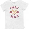 Tipsy Elves Women's Fake It Till You Bake It Tee