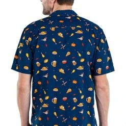 Tipsy Elves Men's Thanksgiving Button Down Shirt