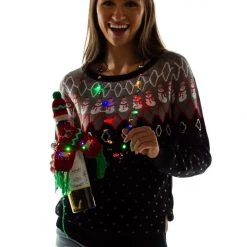 Tipsy Elves Holidays & Occasions Flashing Light Necklace 7 Tipsy Elves Holidays & Occasions Flashing Light Necklace