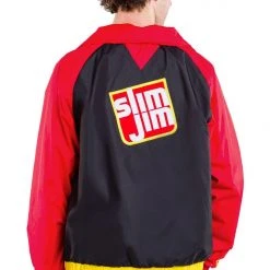 Tipsy Elves Men's Slim Jim Red And Black Jacket
