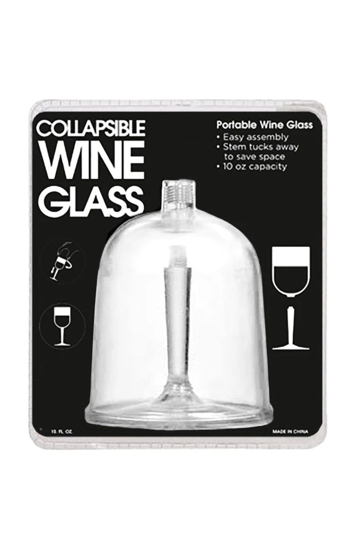 Tipsy Elves Portable And Collapsible Wine Glass Holidays & Occasions 3 Tipsy Elves Portable And Collapsible Wine Glass Holidays & Occasions