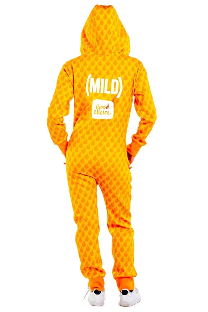 Tipsy Elves Women's Taco Bell Mighty Mild Sauce Jumpsuit 4 Tipsy Elves Women's Taco Bell Mighty Mild Sauce Jumpsuit