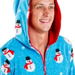 Tipsy Elves Men's Snowman Is An Island Jumpsuit 11 Tipsy Elves Men's Snowman Is An Island Jumpsuit