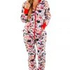 Tipsy Elves Women's Meowy Catmus Jumpsuit 1 Tipsy Elves Women's Meowy Catmus Jumpsuit