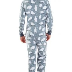 Tipsy Elves Men's Polar Bear Jumpsuit