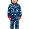 Tipsy Elves Baby / Toddler Blue Reindeer Jumpsuit