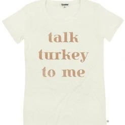 Tipsy Elves Women's Talk Turkey To Me Tee