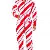Tipsy Elves Men's Candy Cane Jumpsuit