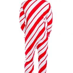 Tipsy Elves Men's Candy Cane Jumpsuit