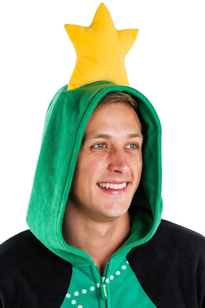 Tipsy Elves Men's Christmas Tree Toss Game Jumpsuit 11 Tipsy Elves Men's Christmas Tree Toss Game Jumpsuit