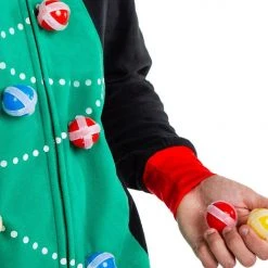 Tipsy Elves Men's Christmas Tree Toss Game Jumpsuit 21 Tipsy Elves Men's Christmas Tree Toss Game Jumpsuit