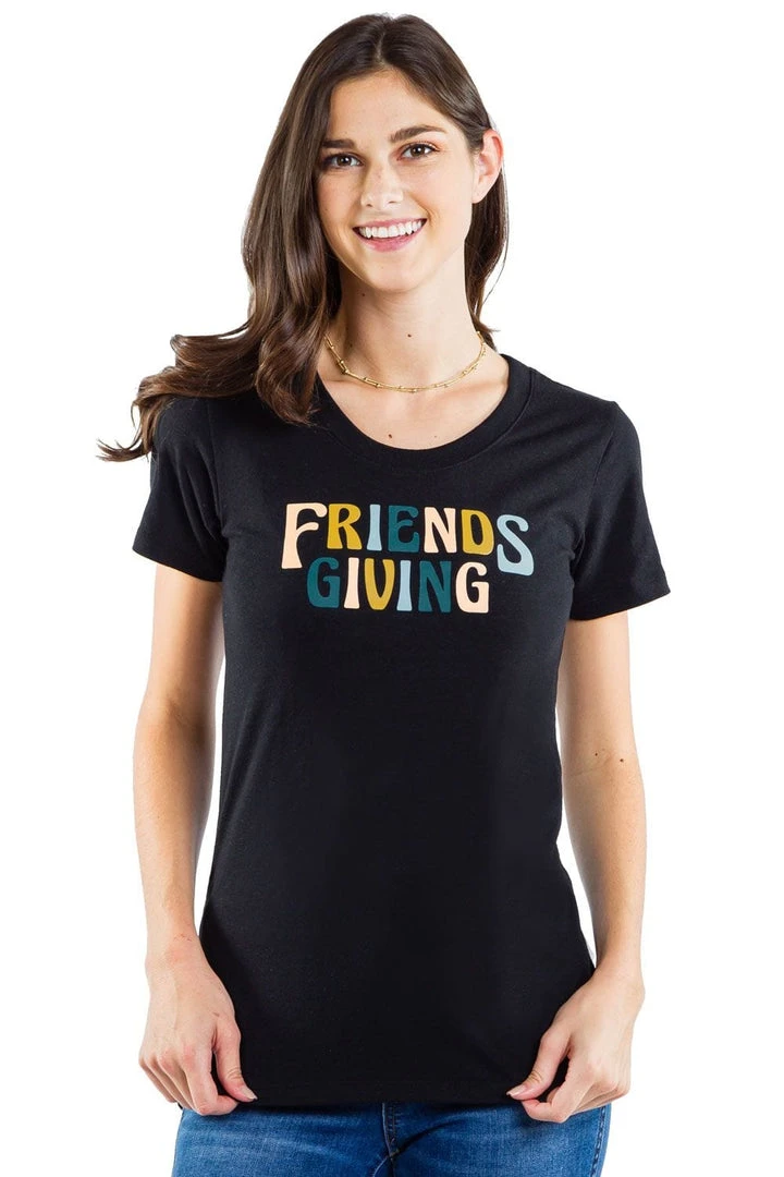 Tipsy Elves Women's Friendsgiving Tee 4 Tipsy Elves Women's Friendsgiving Tee