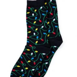 Tipsy Elves Men's String Of Lights Socks