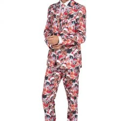 Tipsy Elves Men Meowy Christmas Suit Pants