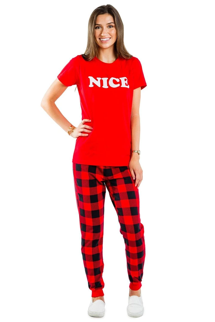 Tipsy Elves Women's Nice Pajama Set 3 Tipsy Elves Women's Nice Pajama Set