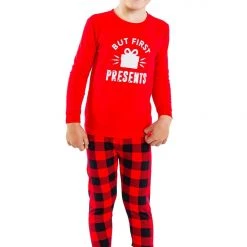 Tipsy Elves Boy's / Girl's First Presents Pajama Set