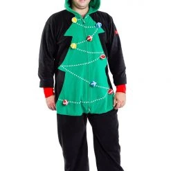 Tipsy Elves Men's Christmas Tree Toss Game Jumpsuit 17 Tipsy Elves Men's Christmas Tree Toss Game Jumpsuit