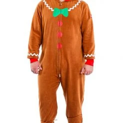 Tipsy Elves Men's Gingerbread Man Jumpsuit