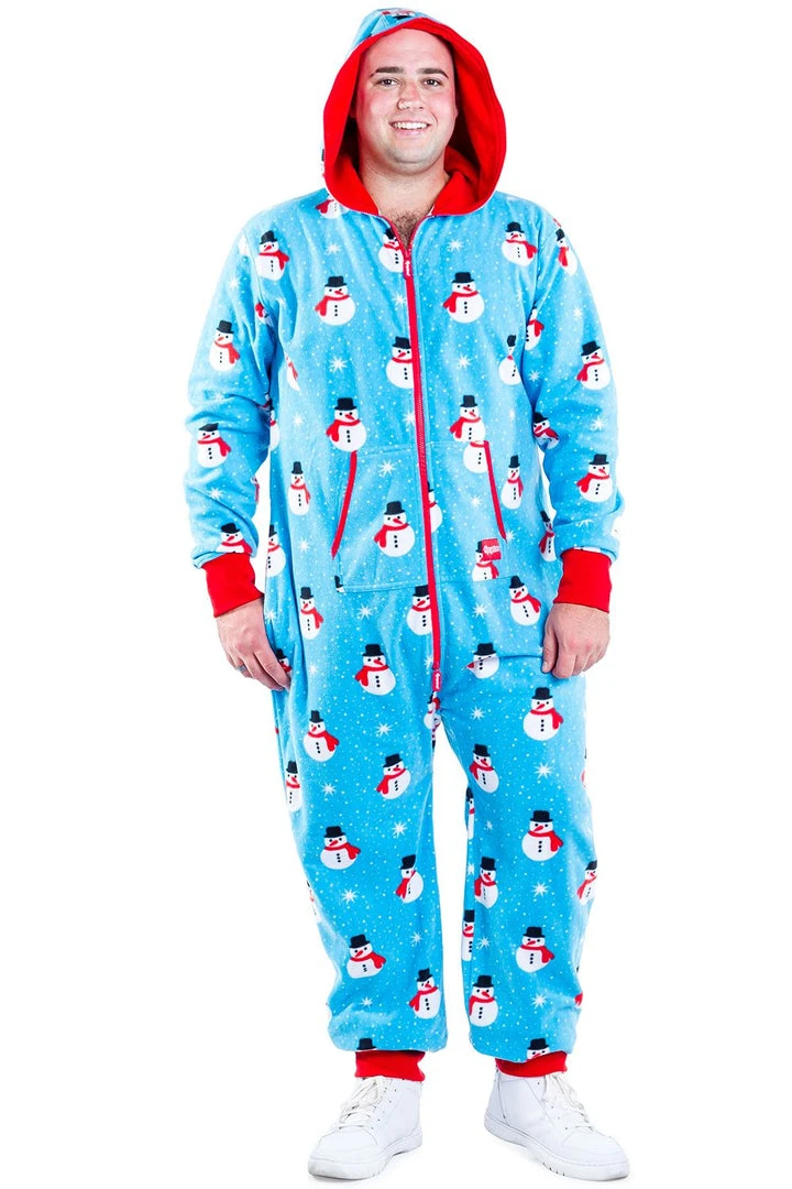 Tipsy Elves Men's Snowman Is An Island Jumpsuit 7 Tipsy Elves Men's Snowman Is An Island Jumpsuit