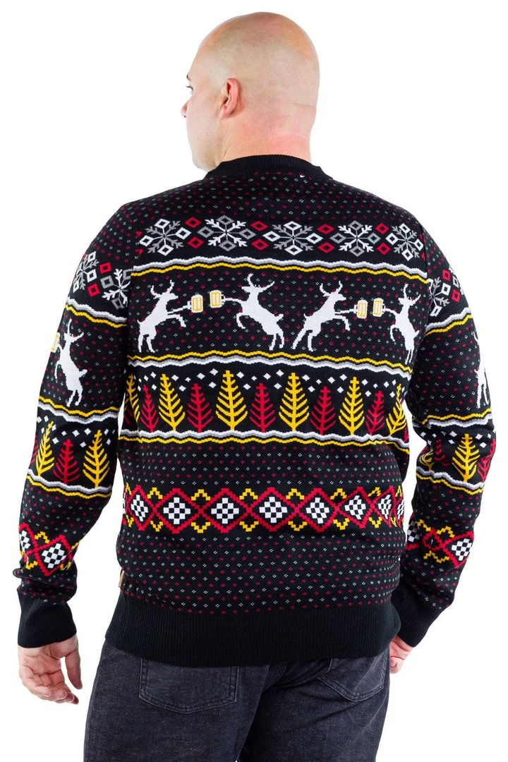 Tipsy Elves Men's Caribrew Big And Tall Ugly Christmas Sweater 4 Tipsy Elves Men's Caribrew Big And Tall Ugly Christmas Sweater