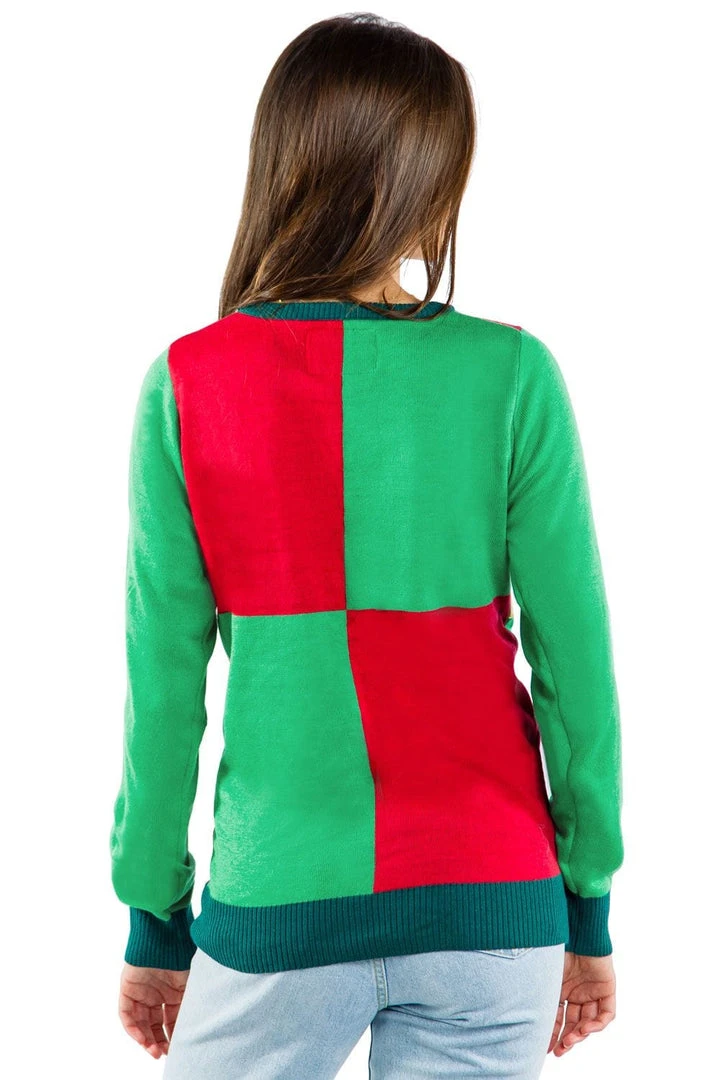 Tipsy Elves Women's Christmas Present Ugly Christmas Sweater 5 Tipsy Elves Women's Christmas Present Ugly Christmas Sweater