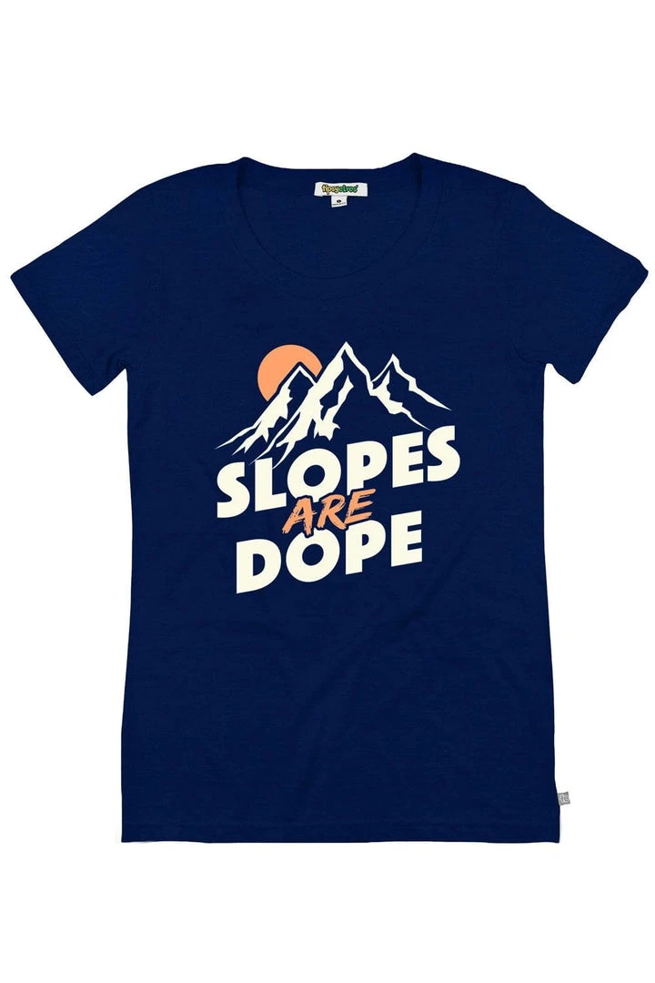 Tipsy Elves Women's Slopes Are Dope Tee 3 Tipsy Elves Women's Slopes Are Dope Tee