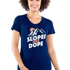 Tipsy Elves Women's Slopes Are Dope Tee 6 Tipsy Elves Women's Slopes Are Dope Tee